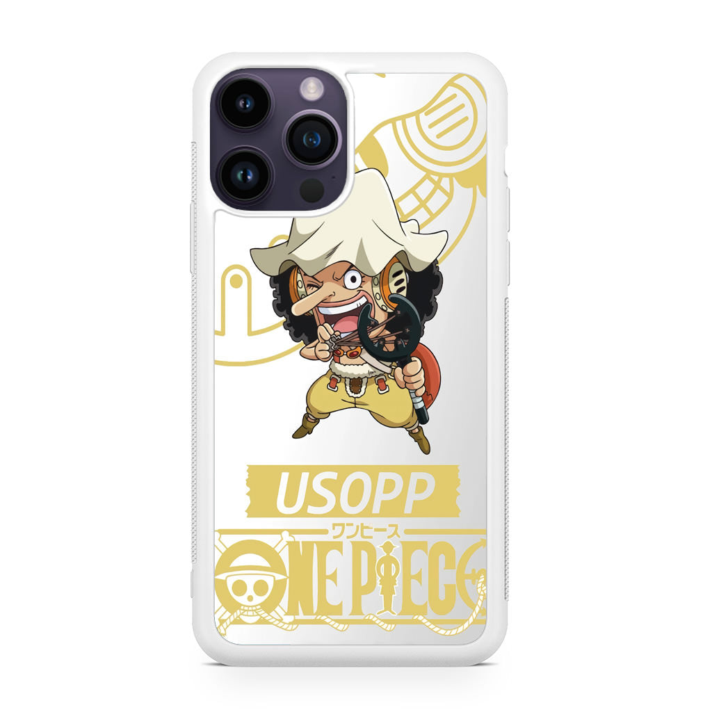 Chibi Usopp iPhone 14 Pro / 14 Pro Max Case