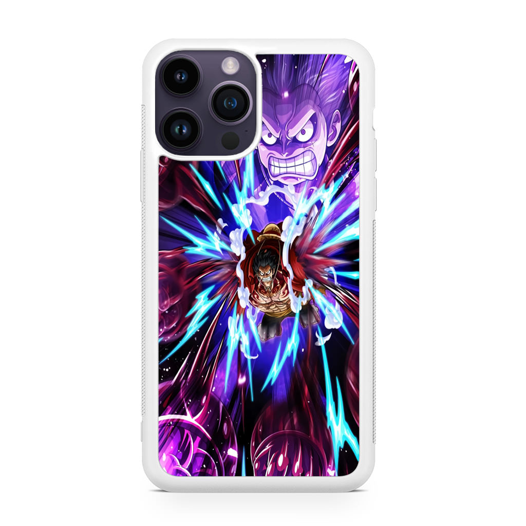 Luffy Bounce Man Gattling Gun iPhone 14 Pro / 14 Pro Max Case