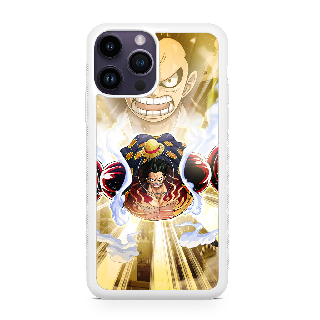 Luffy Flying Bounce Man iPhone 14 Pro / 14 Pro Max Case