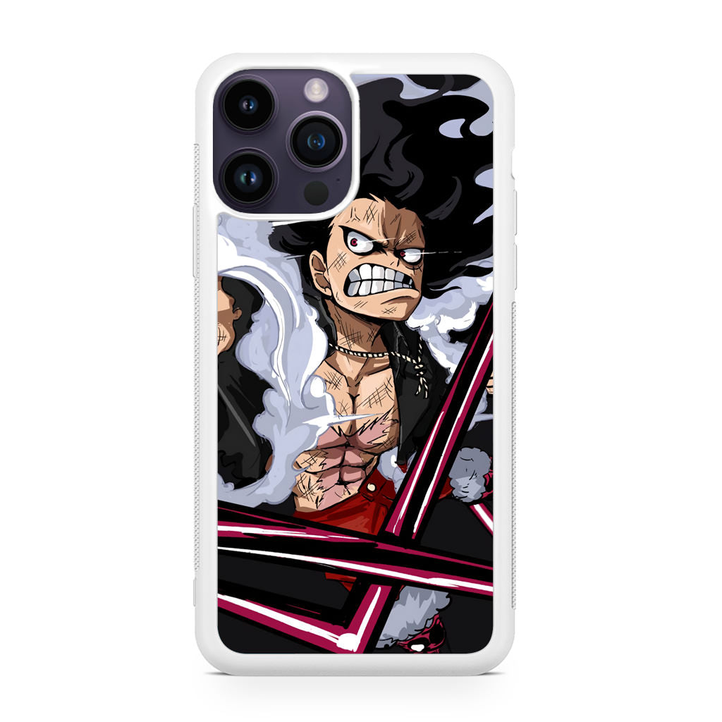 Luffy Snake Man Culverin Art iPhone 14 Pro / 14 Pro Max Case