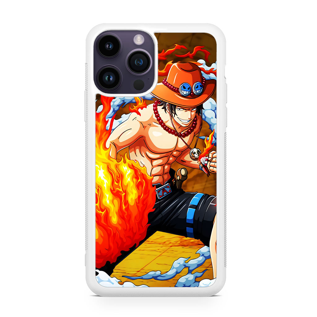 Portgas D Ace Hiken iPhone 14 Pro / 14 Pro Max Case