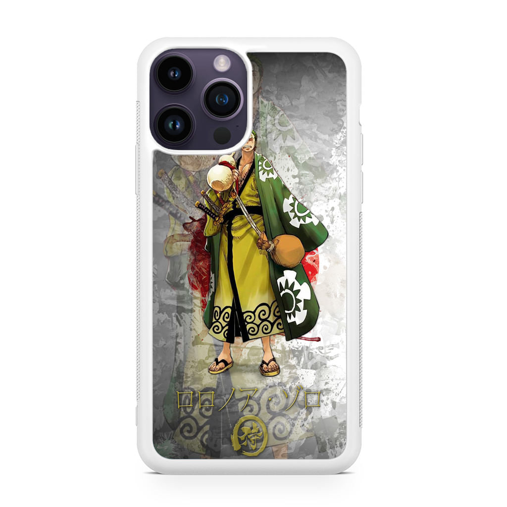 Roronoa Zoro Arc Wano iPhone 14 Pro / 14 Pro Max Case