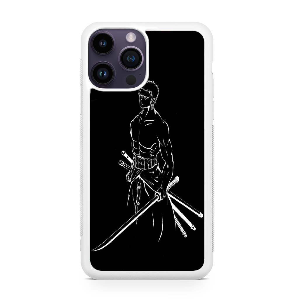 Roronoa Zoro Outlines iPhone 14 Pro / 14 Pro Max Case