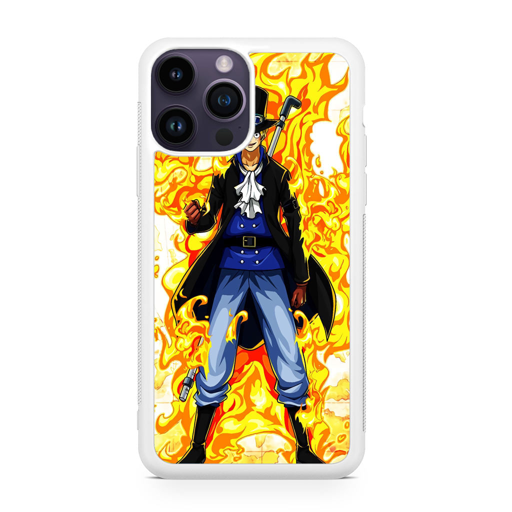 Sabo Mera Mera No Mi iPhone 14 Pro / 14 Pro Max Case