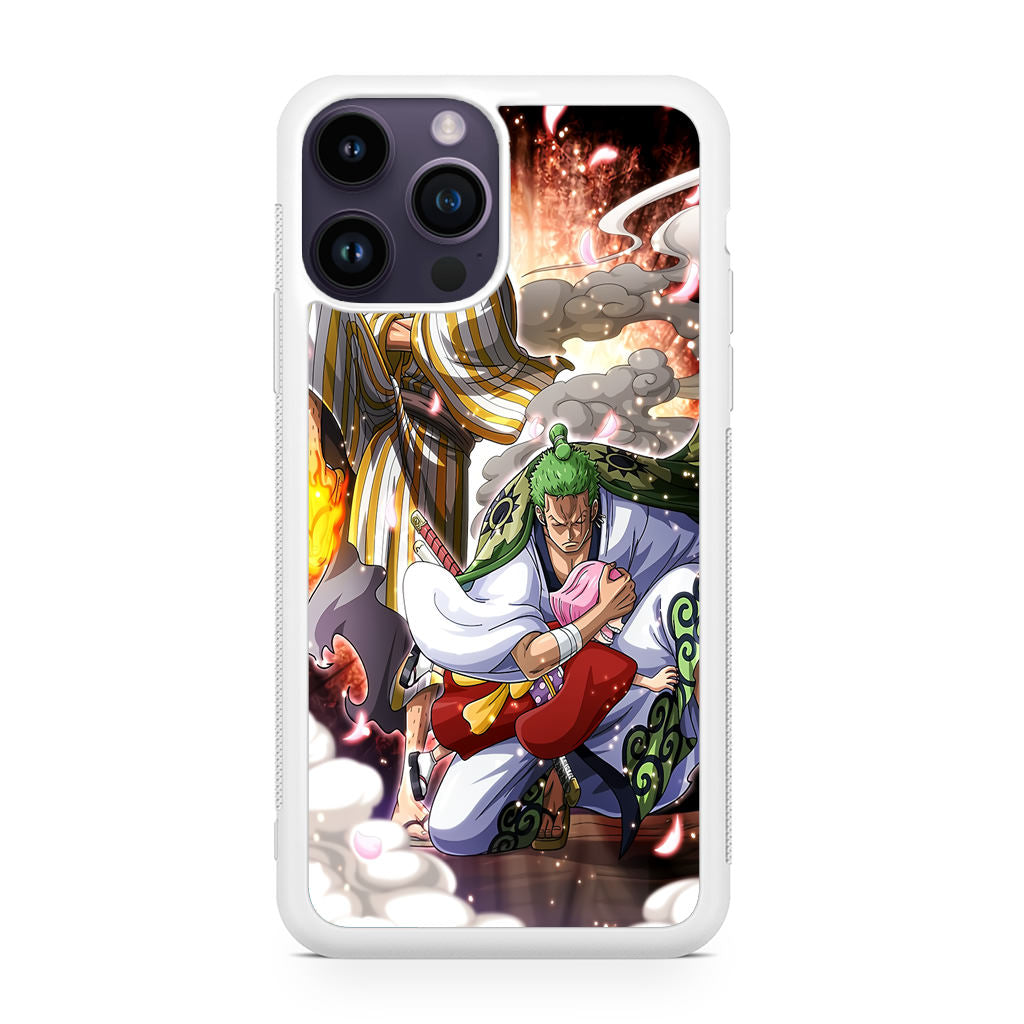 Sanji And Zoro Saving Otoko iPhone 14 Pro / 14 Pro Max Case