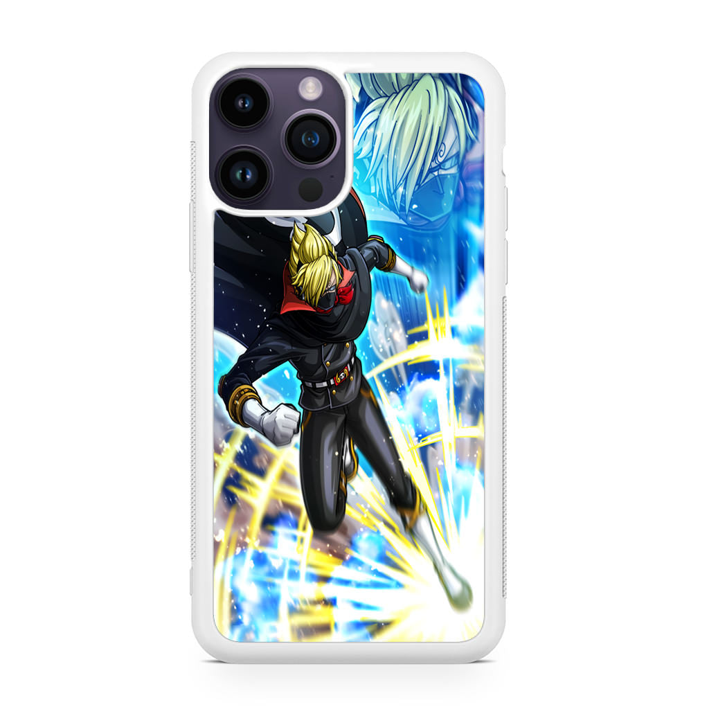 Sanji In Stealth Black Suit iPhone 14 Pro / 14 Pro Max Case