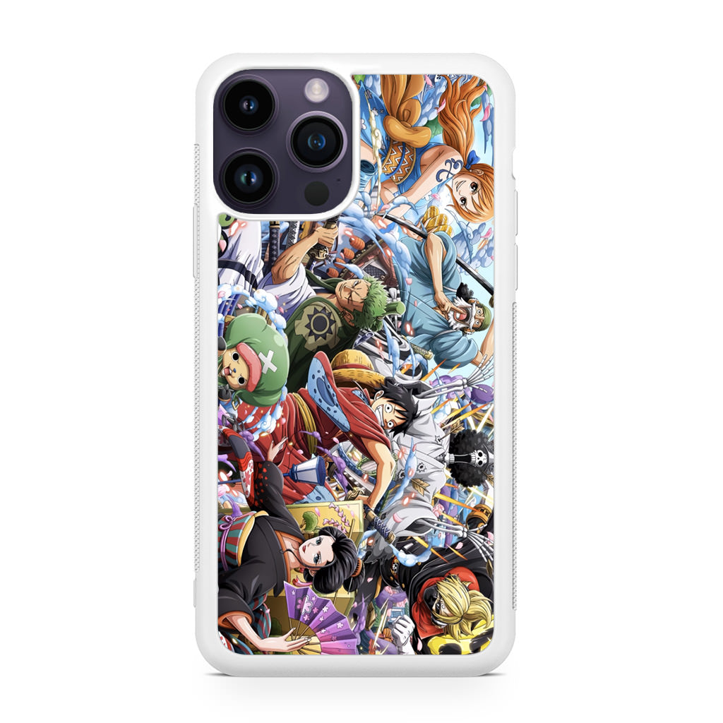 Straw Hat Pirates Arc Wano iPhone 14 Pro / 14 Pro Max Case