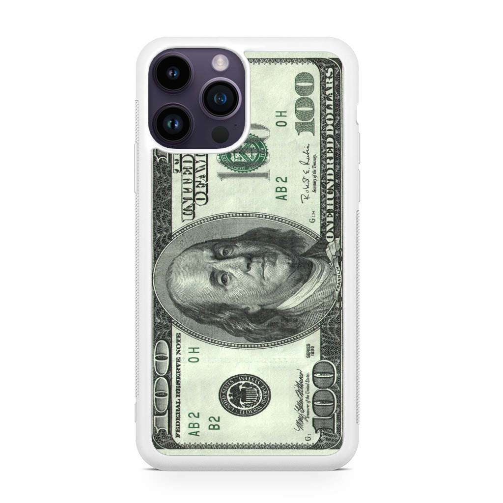 100 Dollar iPhone 14 Pro / 14 Pro Max Case