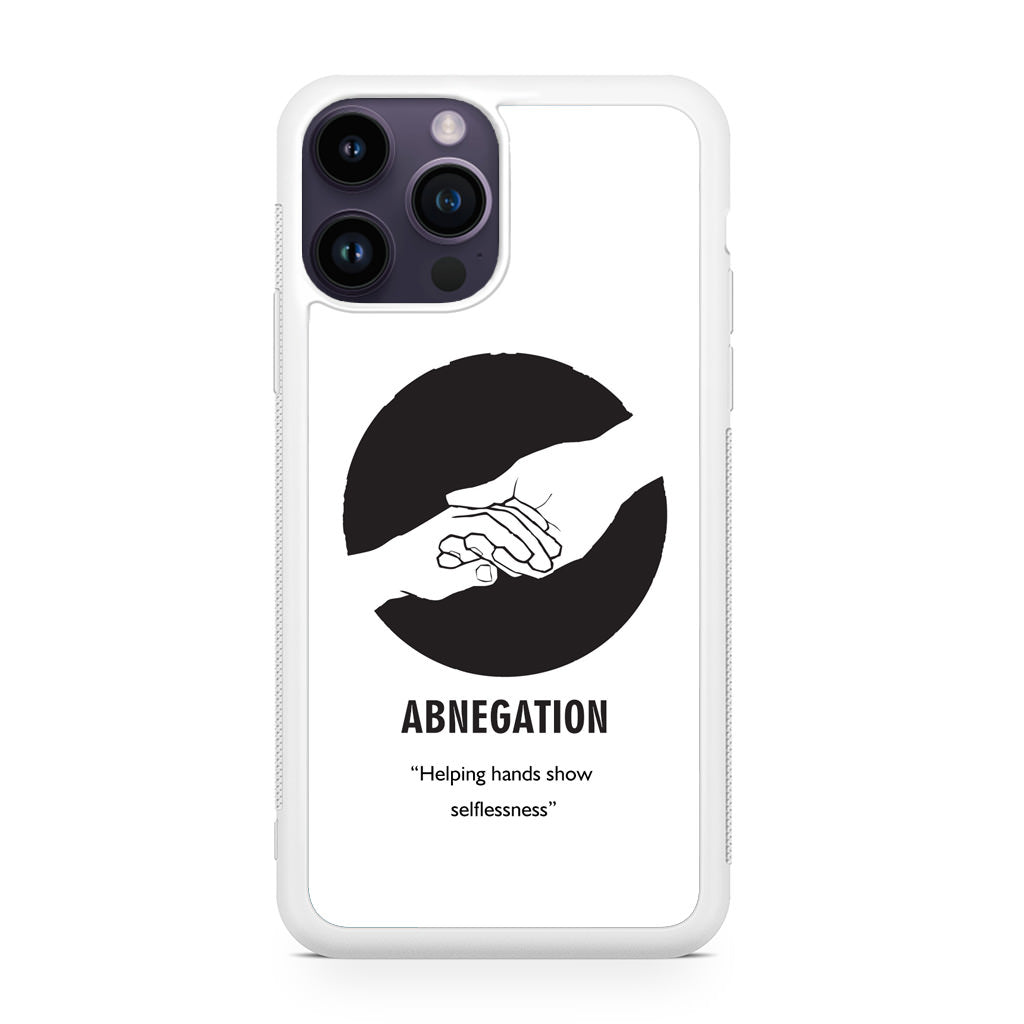 Abnegation Divergent Faction iPhone 14 Pro / 14 Pro Max Case