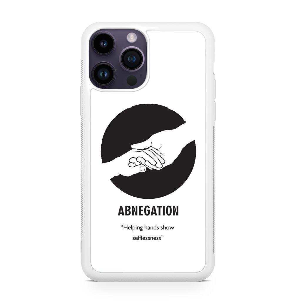 Abnegation Divergent Faction iPhone 15 Pro / 15 Pro Max Case