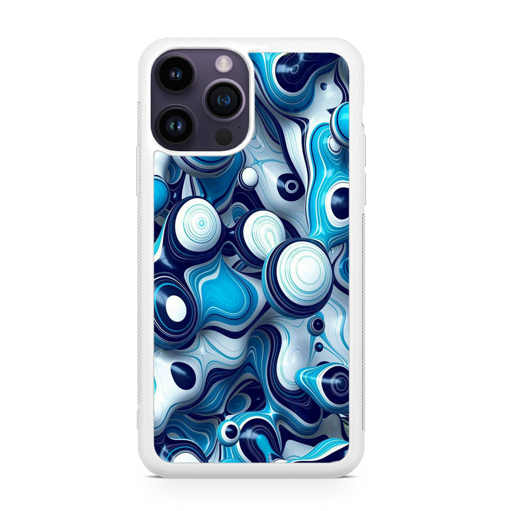 Abstract Art All Blue iPhone 15 Pro / 15 Pro Max Case