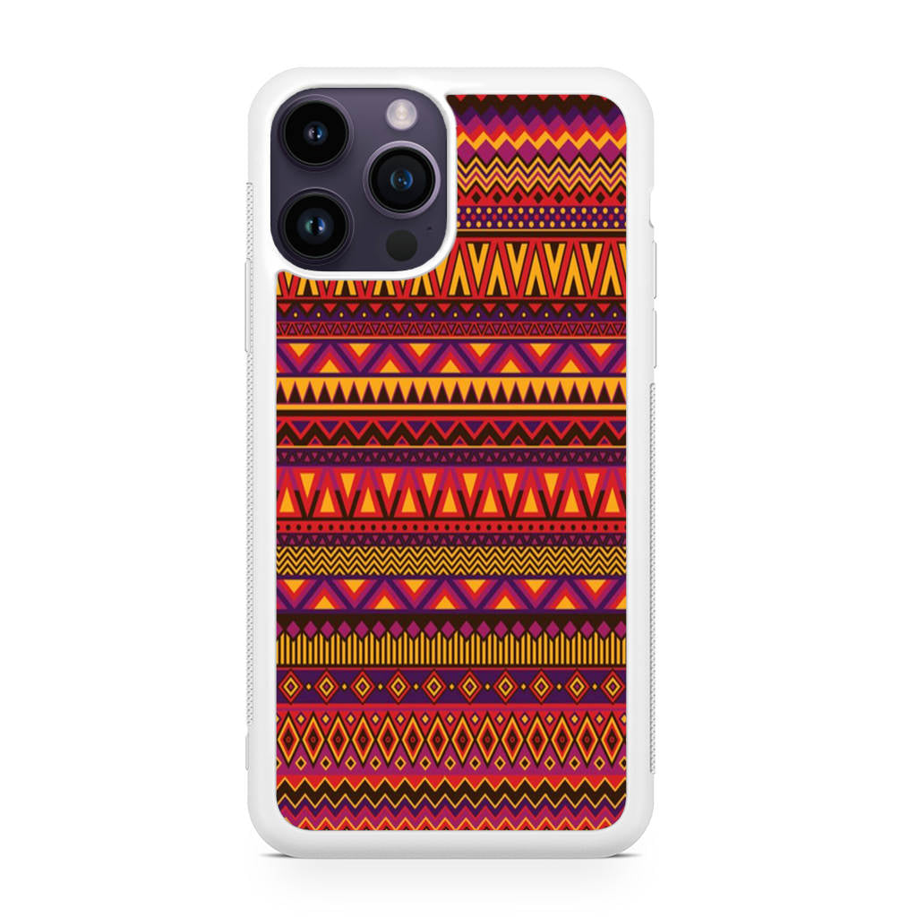 African Aztec Pattern iPhone 15 Pro / 15 Pro Max Case