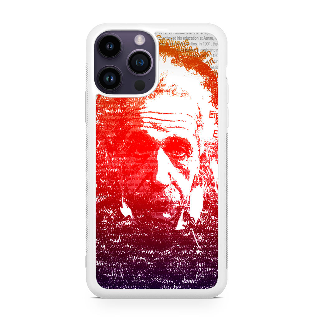 Albert Einstein Art iPhone 14 Pro / 14 Pro Max Case