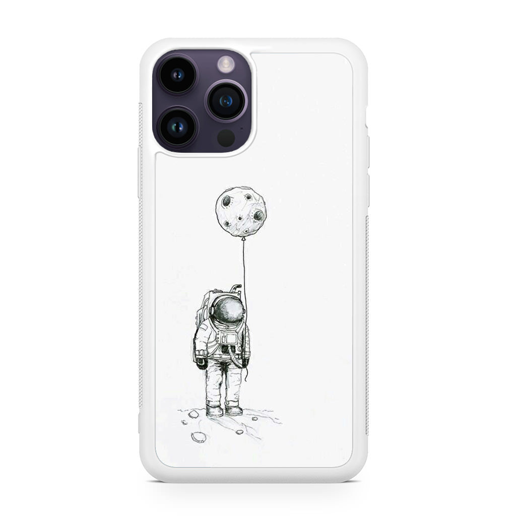 Astronaut Moon Balloon iPhone 14 Pro / 14 Pro Max Case