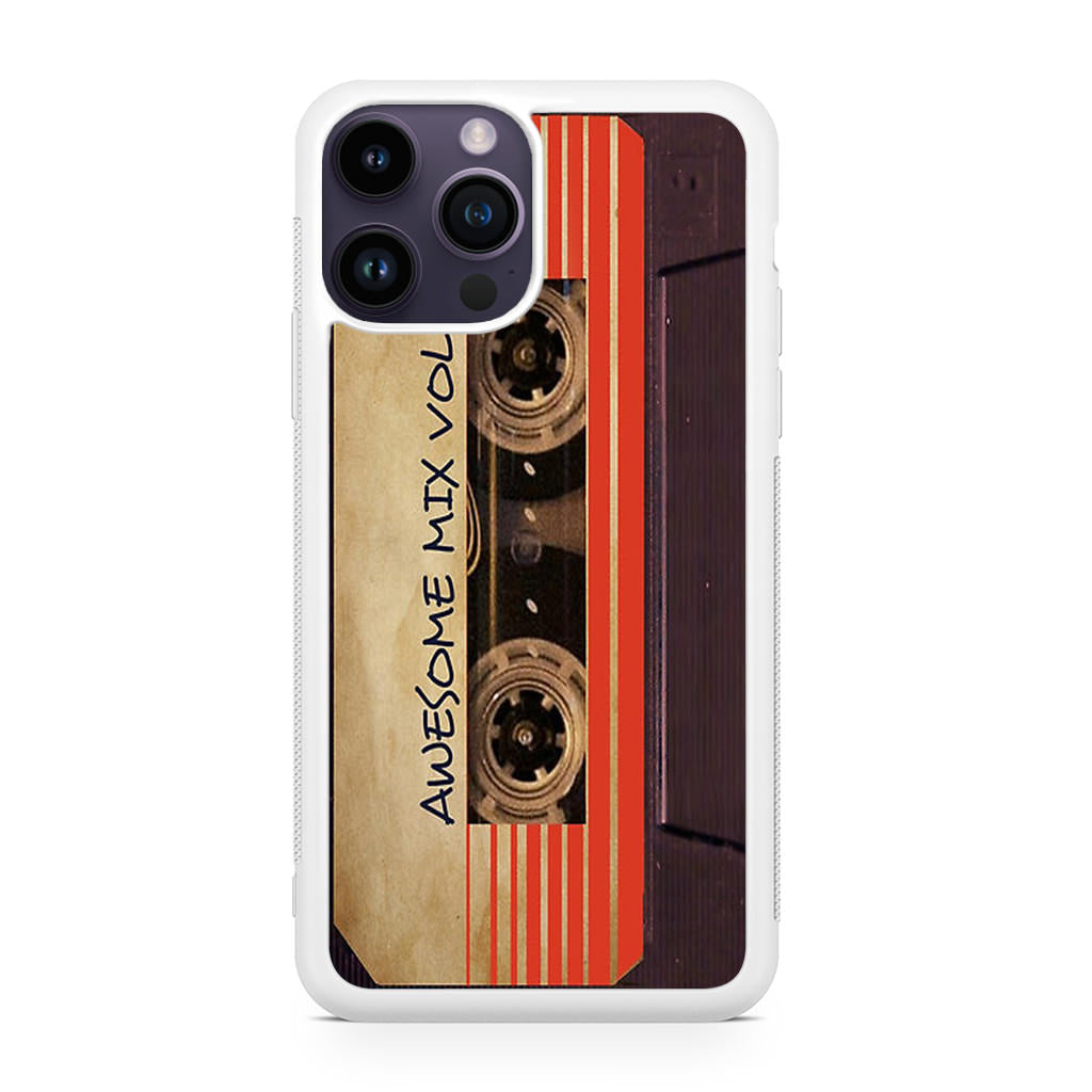 Awesome Mix Vol 1 Cassette iPhone 14 Pro / 14 Pro Max Case