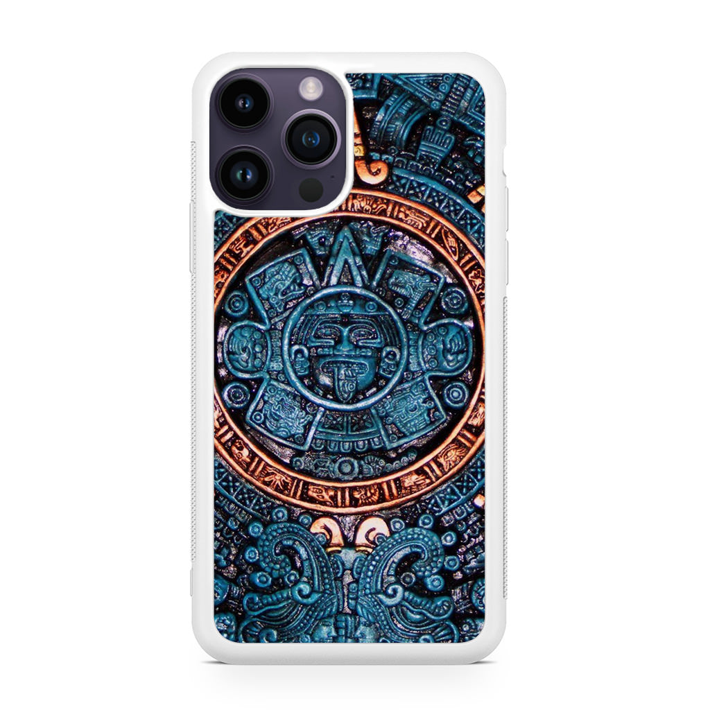 Aztec Calendar iPhone 14 Pro / 14 Pro Max Case