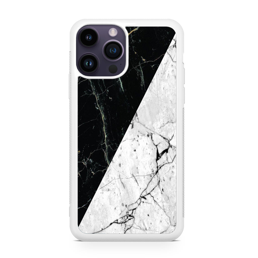 B&W Marble iPhone 14 Pro / 14 Pro Max Case