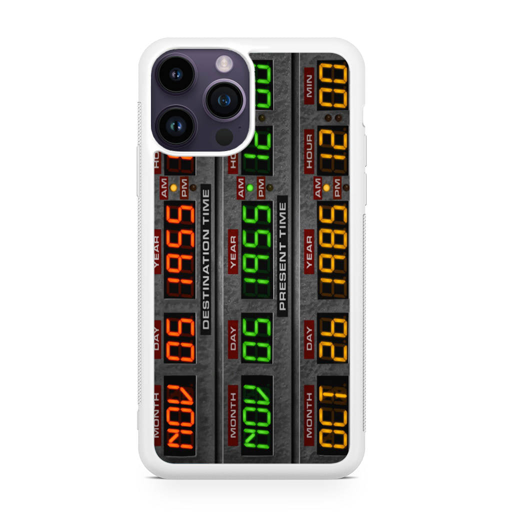 Back To The Future Time Circuits iPhone 14 Pro / 14 Pro Max Case