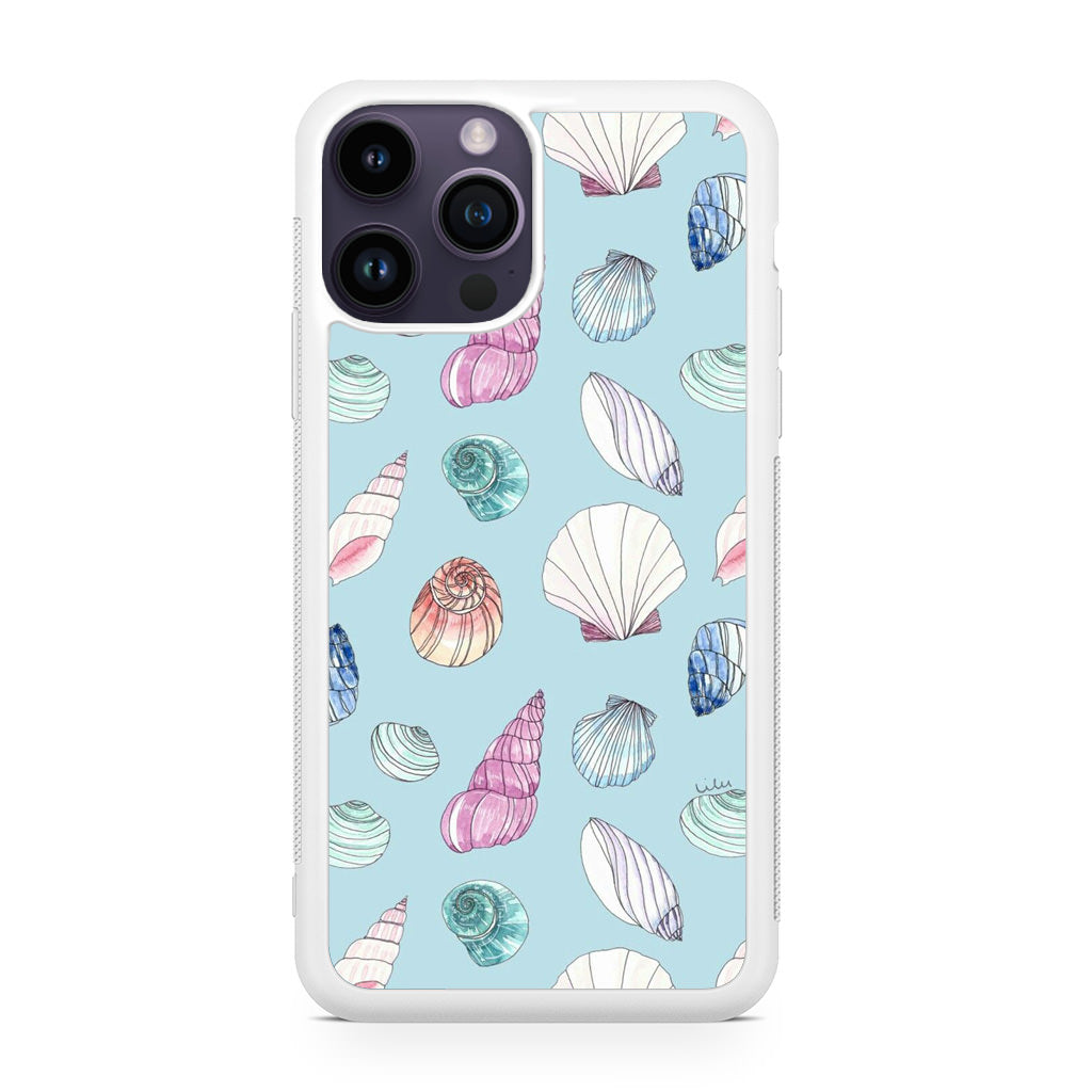 Beach Shells Pattern iPhone 14 Pro / 14 Pro Max Case