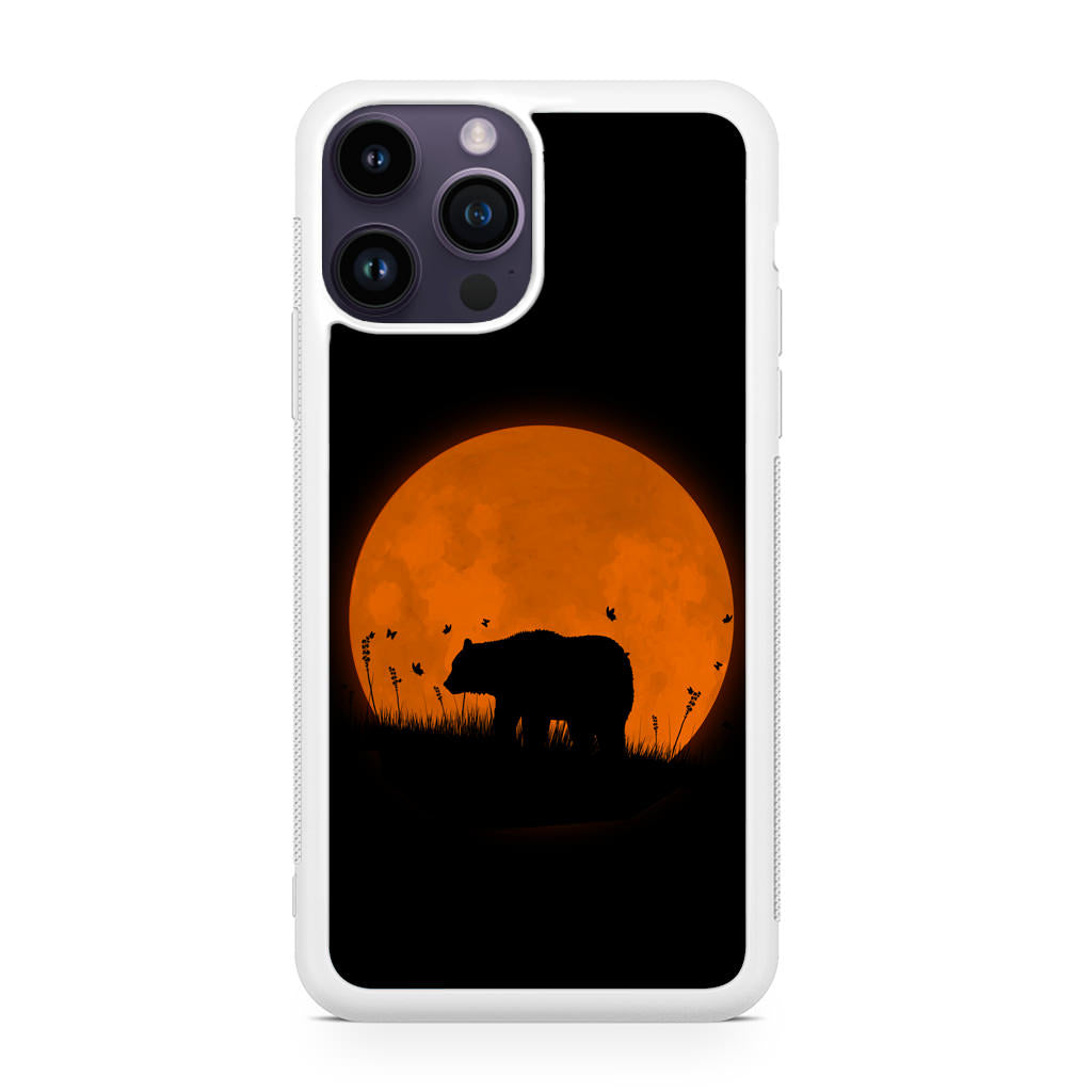 Bear Silhouette iPhone 14 Pro / 14 Pro Max Case