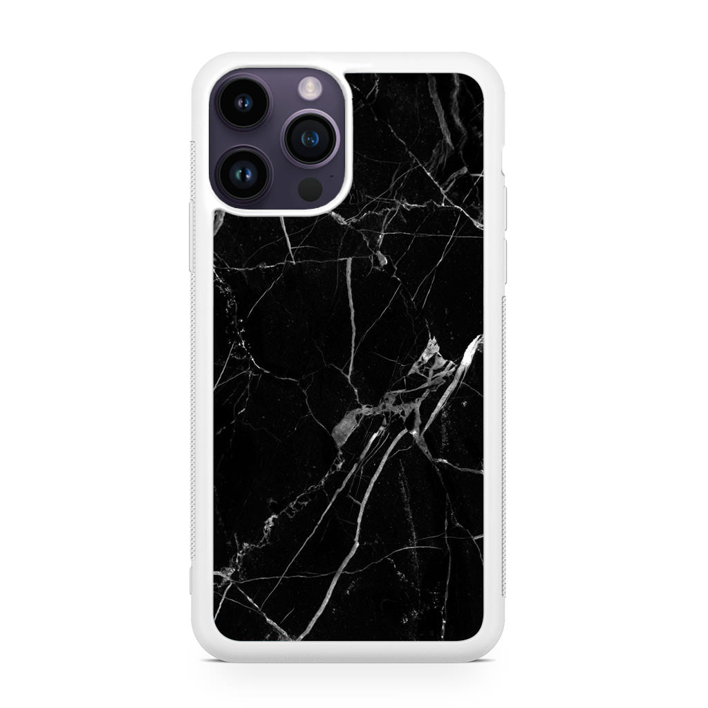 Black Marble iPhone 14 Pro / 14 Pro Max Case