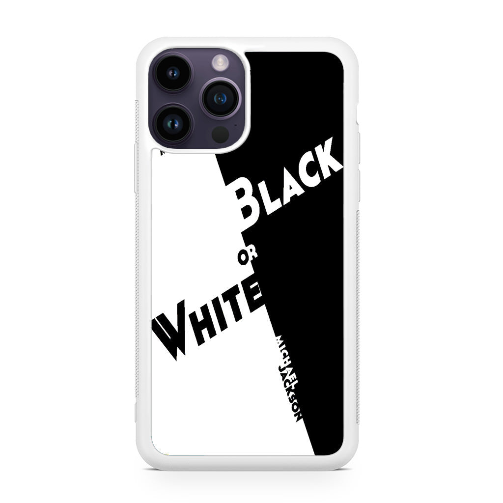 Black Or White Michael Jackson iPhone 14 Pro / 14 Pro Max Case