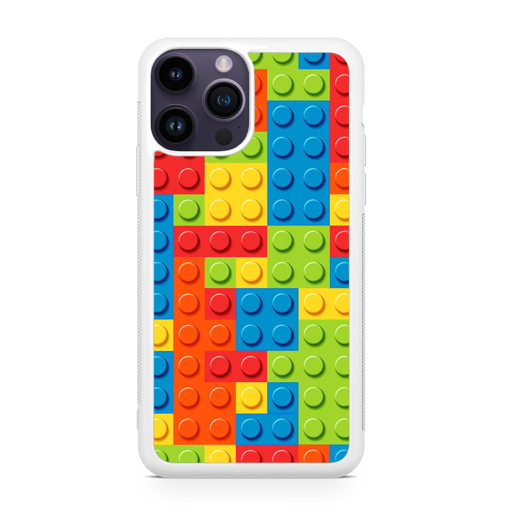 Blocks Rainbow Pattern iPhone 14 Pro / 14 Pro Max Case