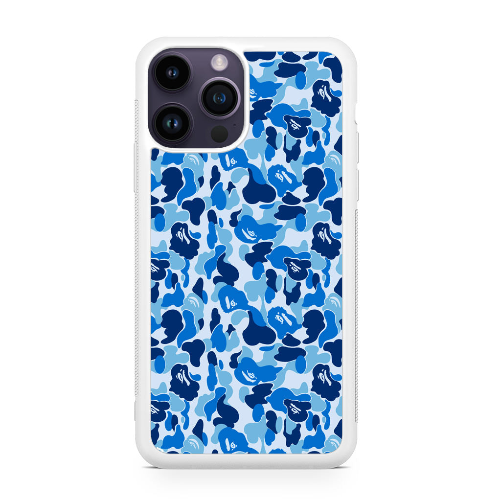 Blue Camo iPhone 14 Pro / 14 Pro Max Case