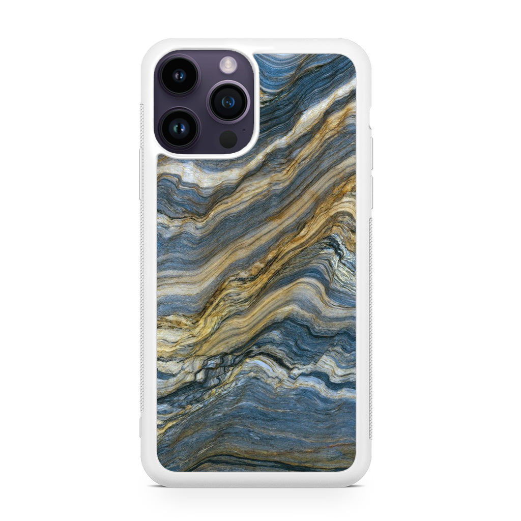 Blue Wave Marble iPhone 14 Pro / 14 Pro Max Case