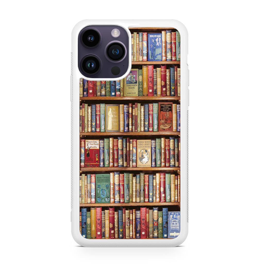 Bookshelf Library iPhone 15 Pro / 15 Pro Max Case