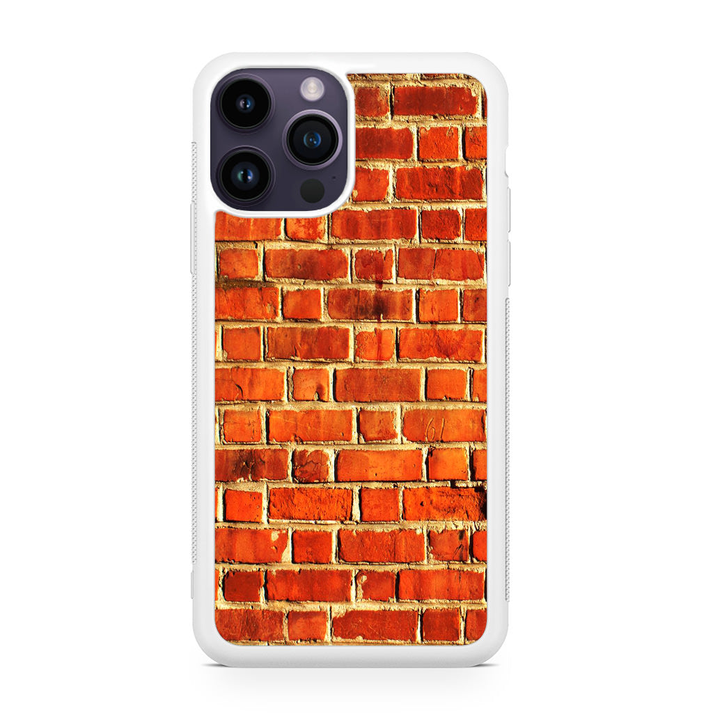 Brick Wall Pattern iPhone 14 Pro / 14 Pro Max Case