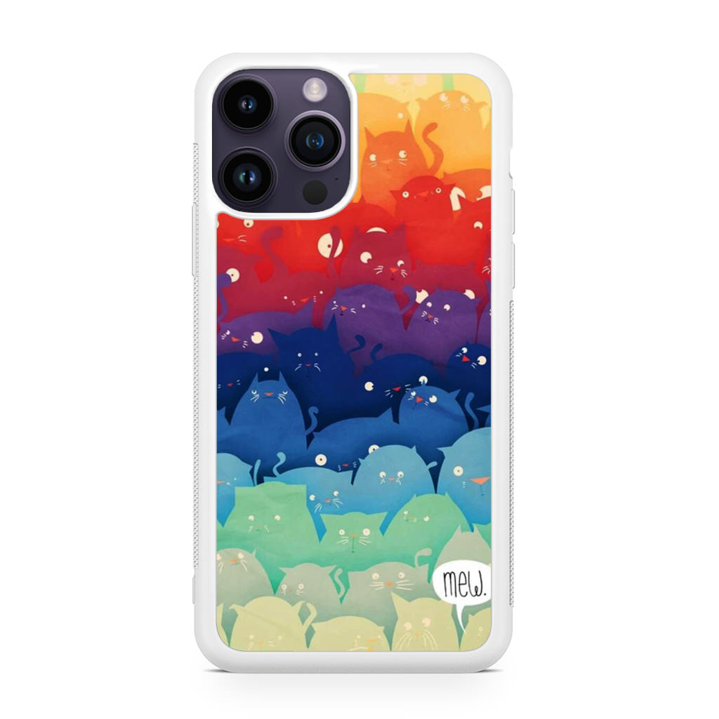 Cats Everywhere iPhone 14 Pro / 14 Pro Max Case