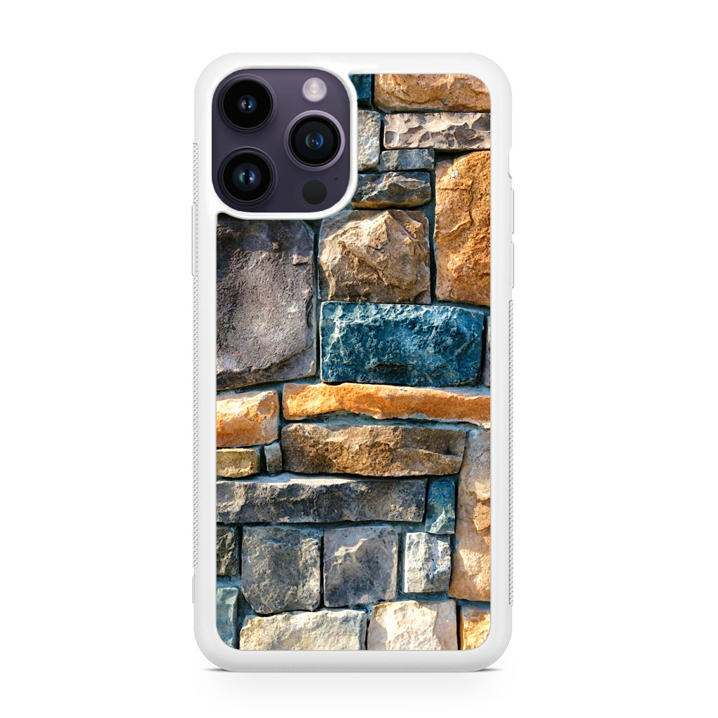 Colored Stone Piles iPhone 14 Pro / 14 Pro Max Case