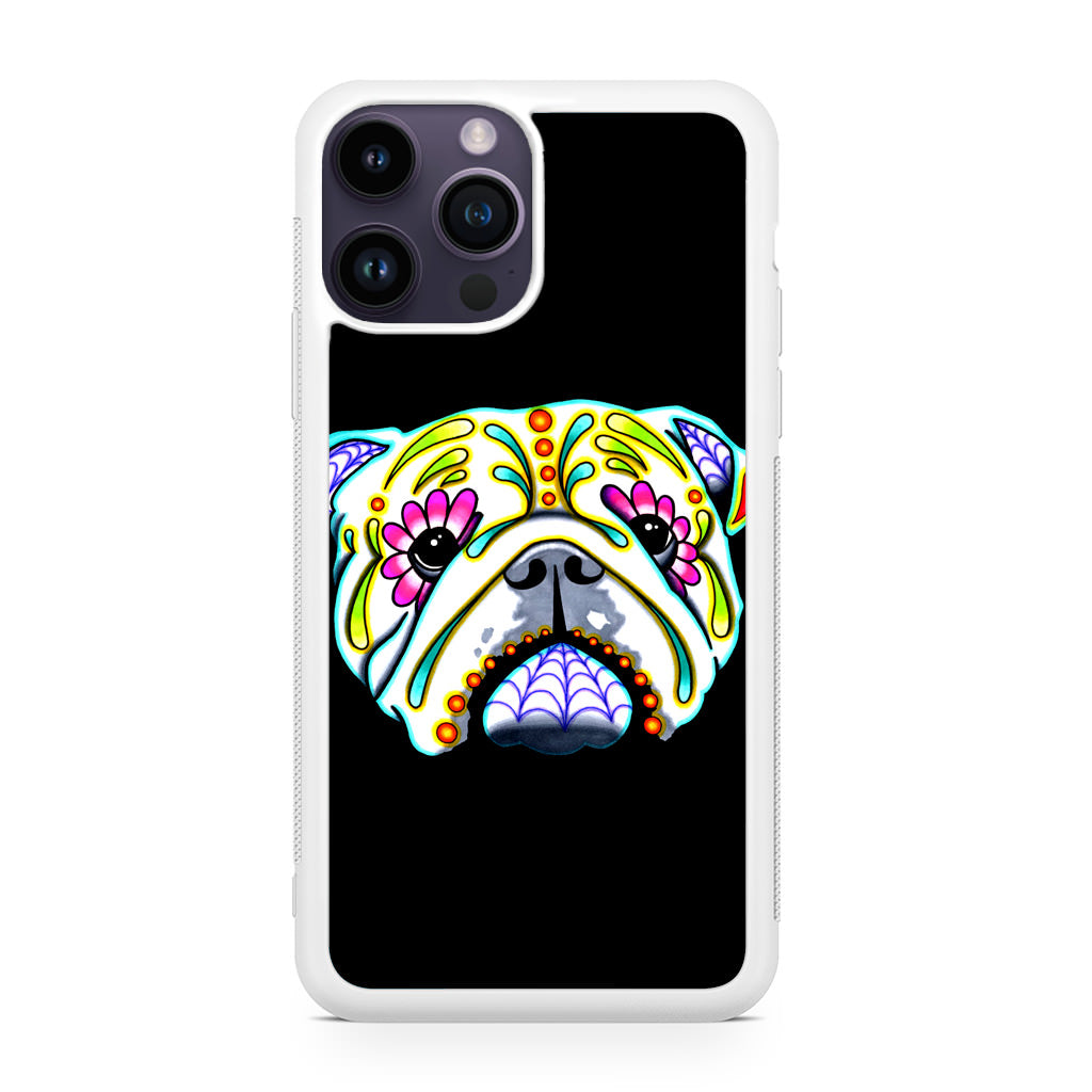 Colorful Bulldog Art iPhone 14 Pro / 14 Pro Max Case