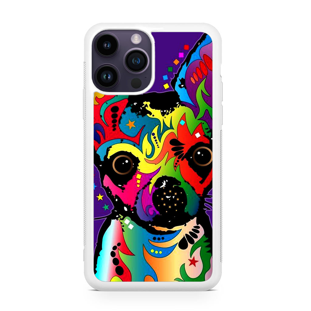 Colorful Chihuahua iPhone 14 Pro / 14 Pro Max Case