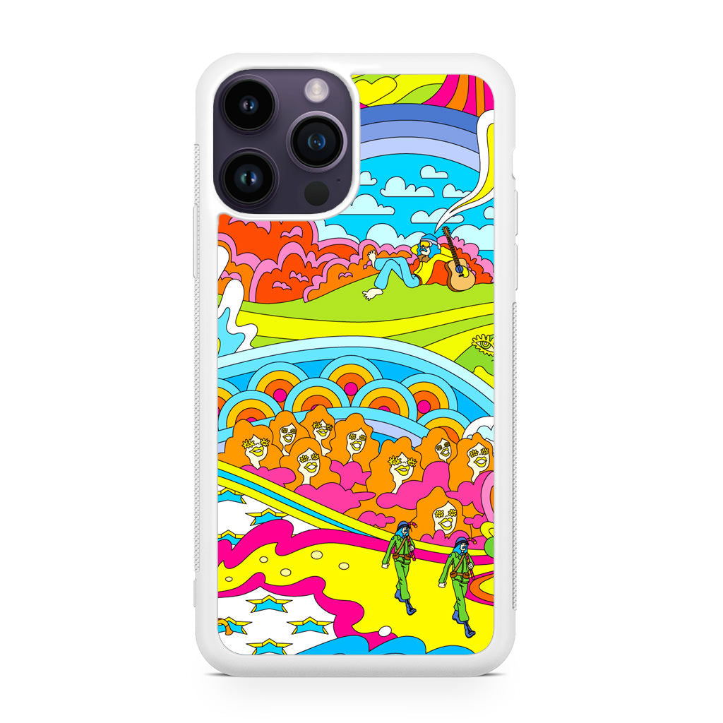 Colorful Doodle iPhone 14 Pro / 14 Pro Max Case