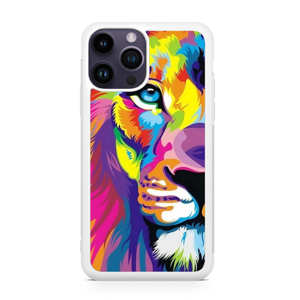 Colorful Lion iPhone 14 Pro / 14 Pro Max Case