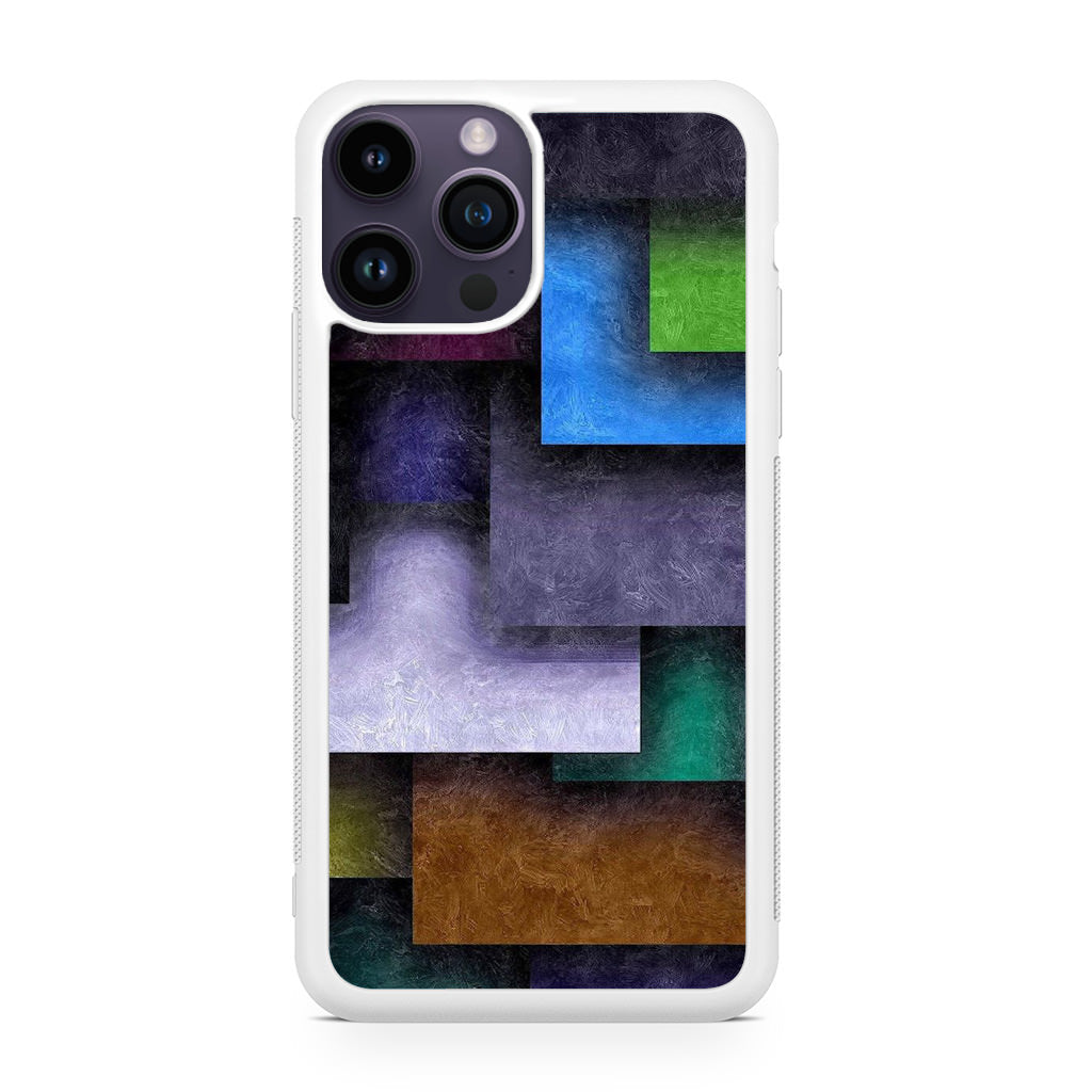 Colorful Rectangel Art iPhone 14 Pro / 14 Pro Max Case