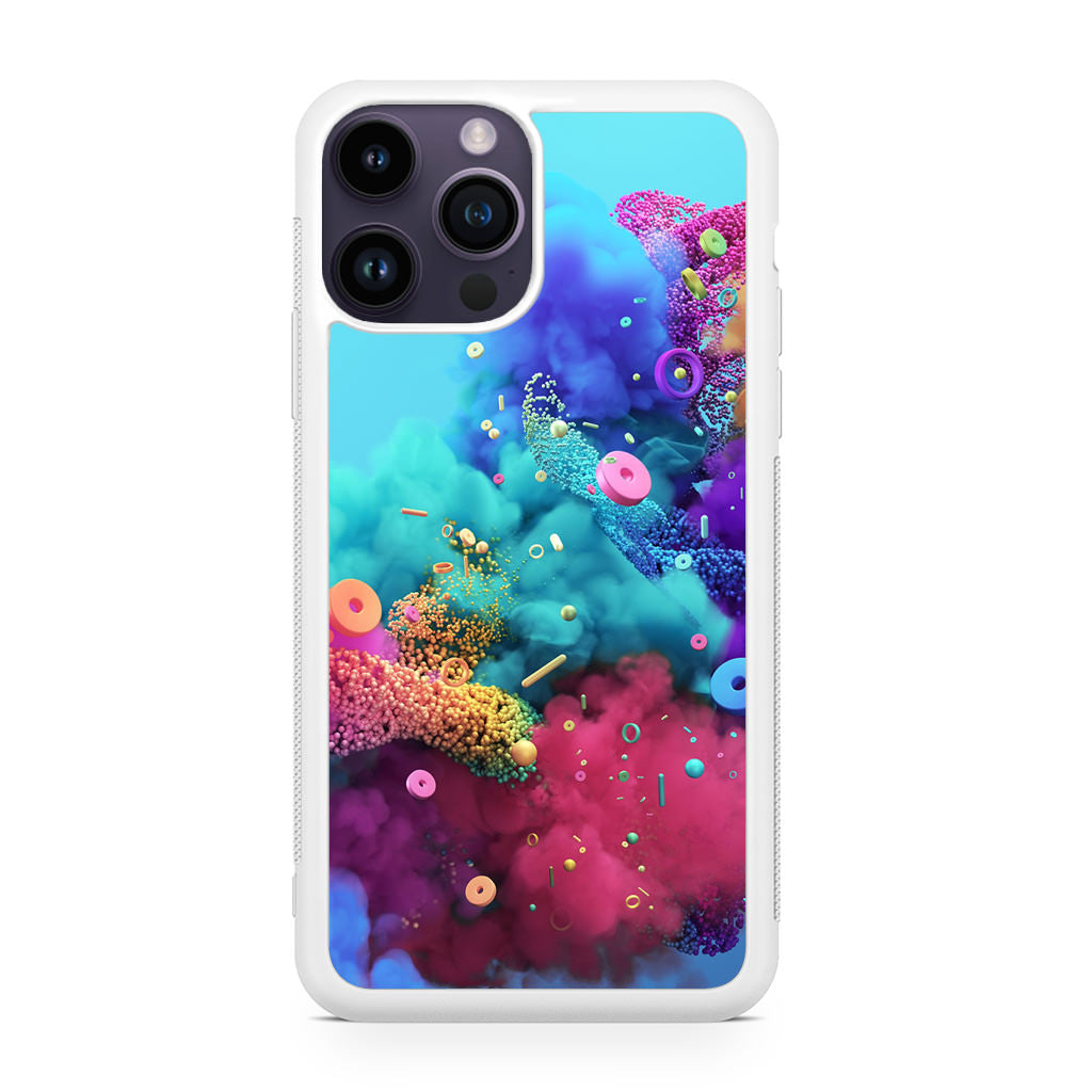 Colorful Smoke Boom iPhone 14 Pro / 14 Pro Max Case