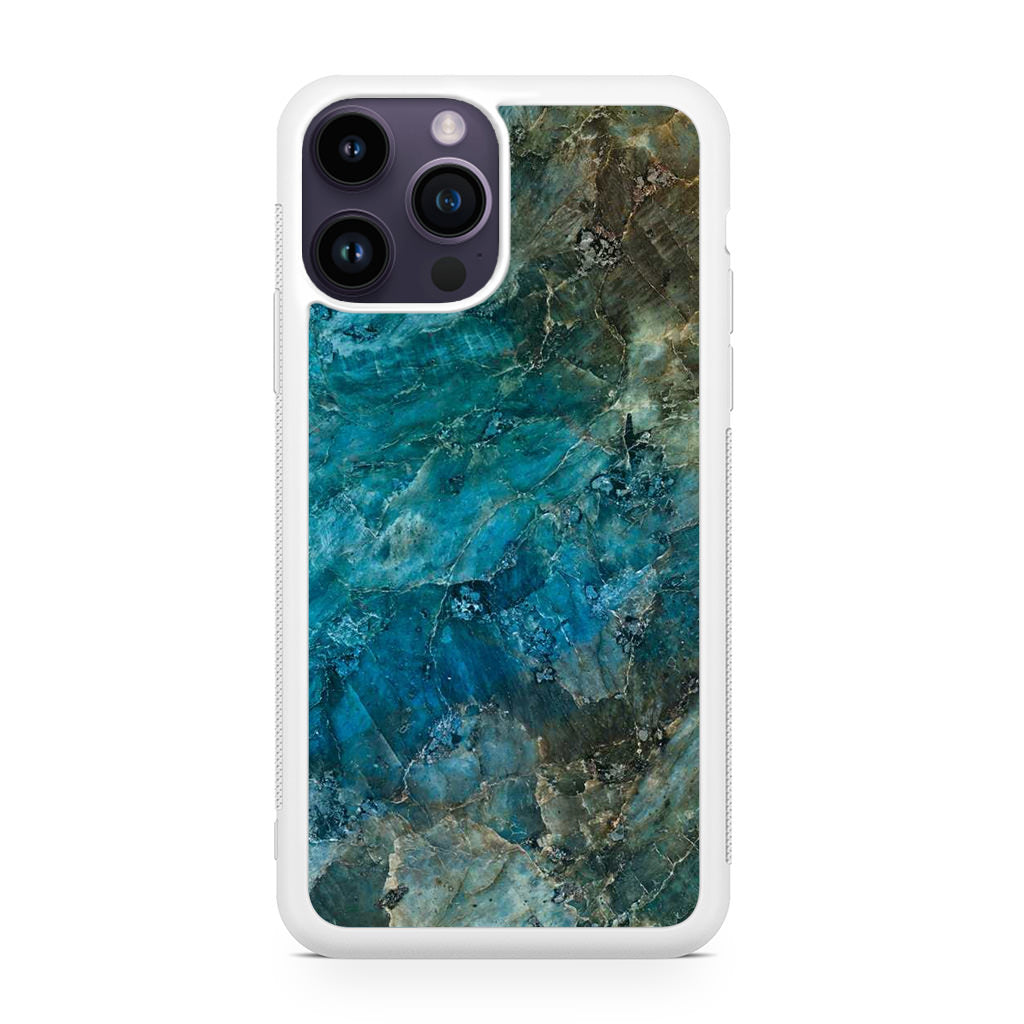 Deep Ocean Marble iPhone 14 Pro / 14 Pro Max Case