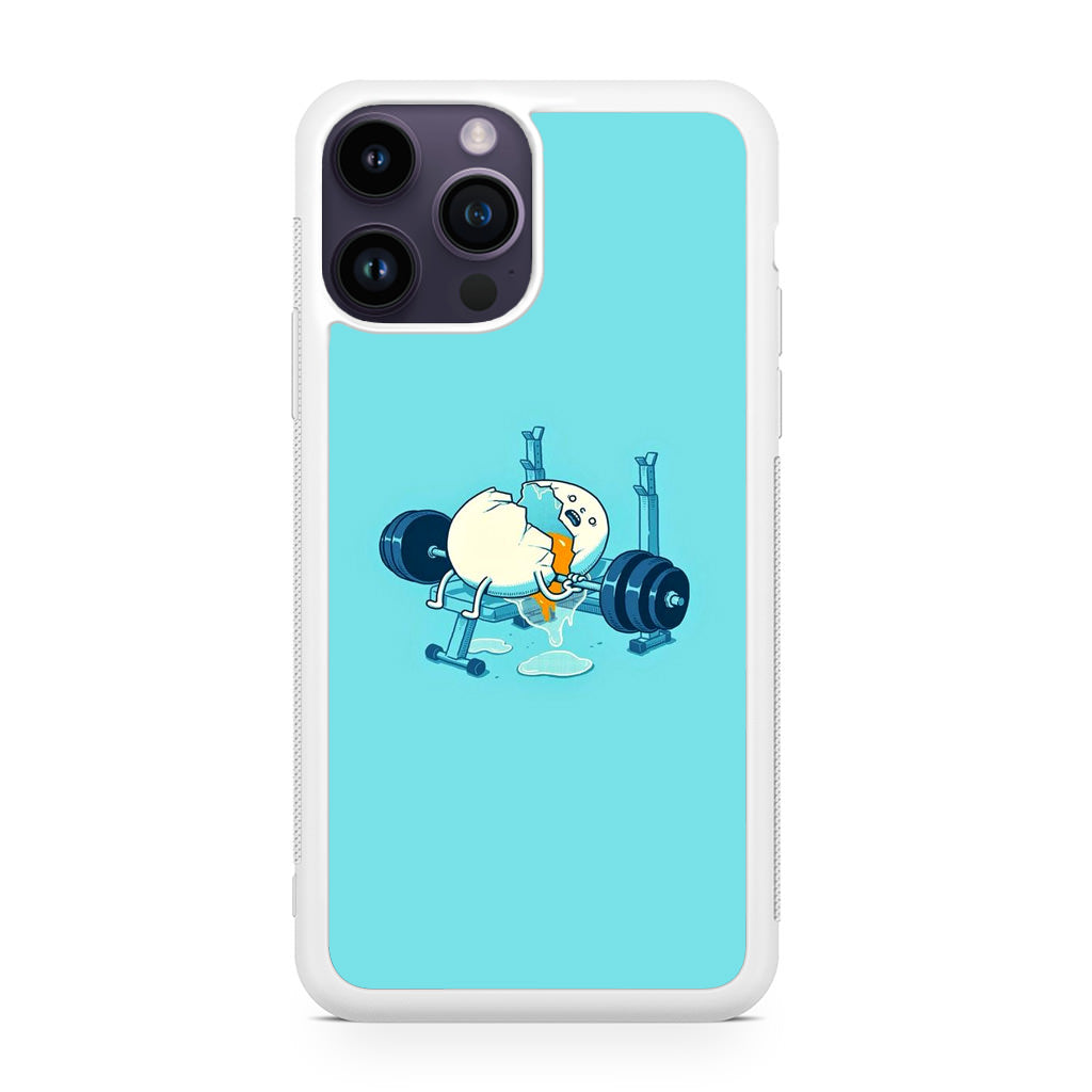 Egg Accident Workout iPhone 14 Pro / 14 Pro Max Case