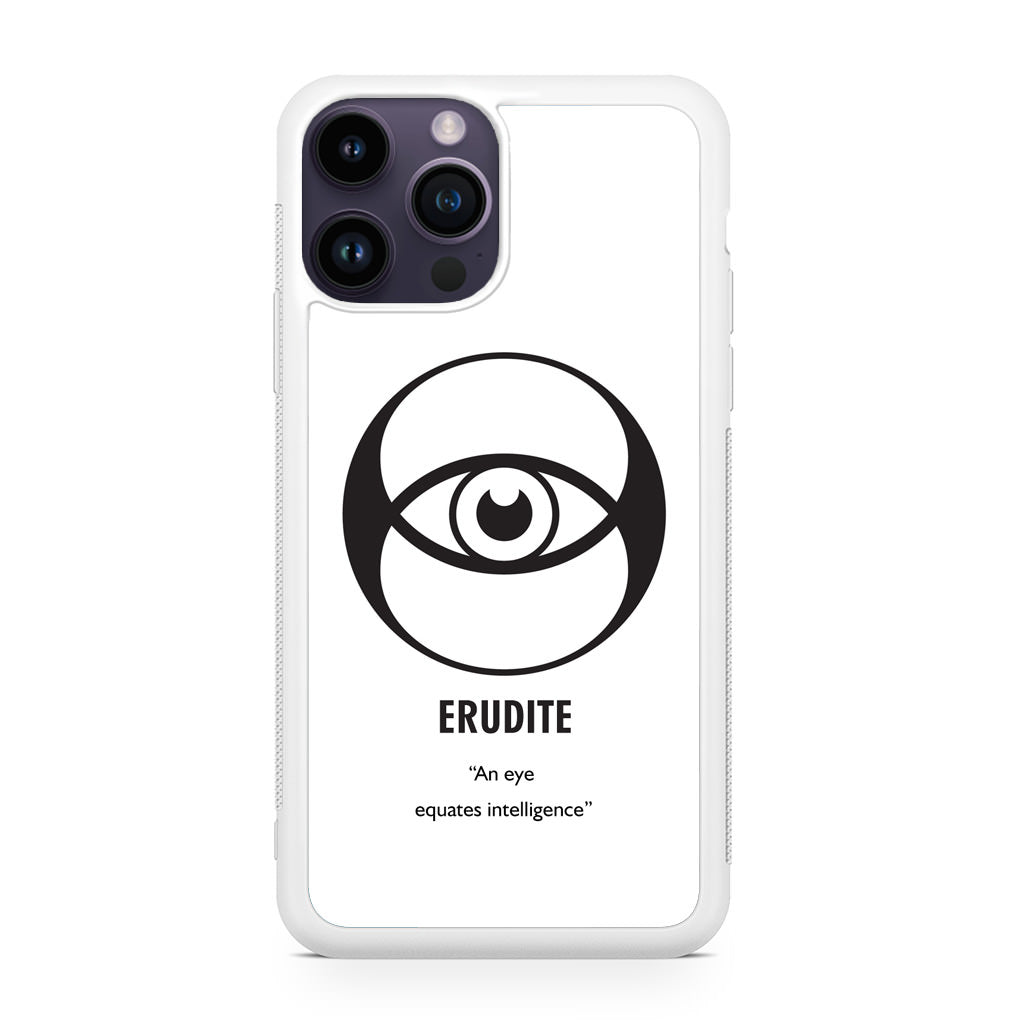 Erudite Divergent Faction iPhone 14 Pro / 14 Pro Max Case