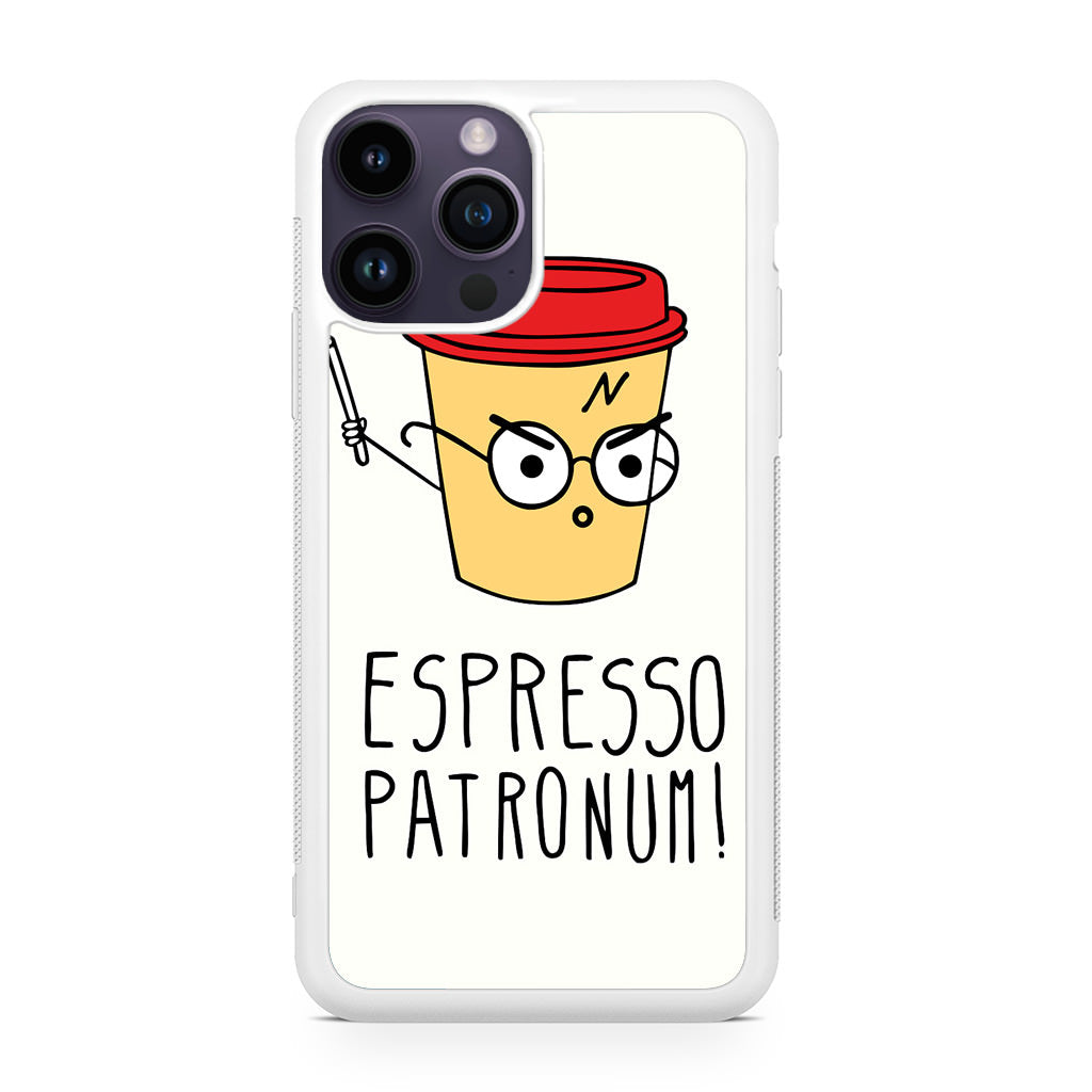 Espresso Patronum iPhone 14 Pro / 14 Pro Max Case