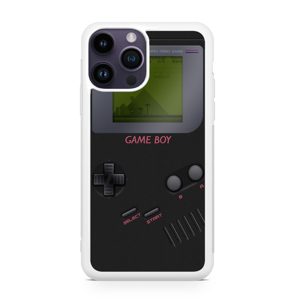 Game Boy Black Model iPhone 15 Pro / 15 Pro Max Case