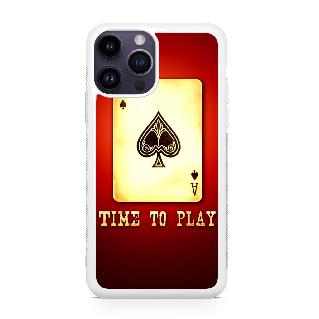 Game Card Time To Play iPhone 14 Pro / 14 Pro Max Case