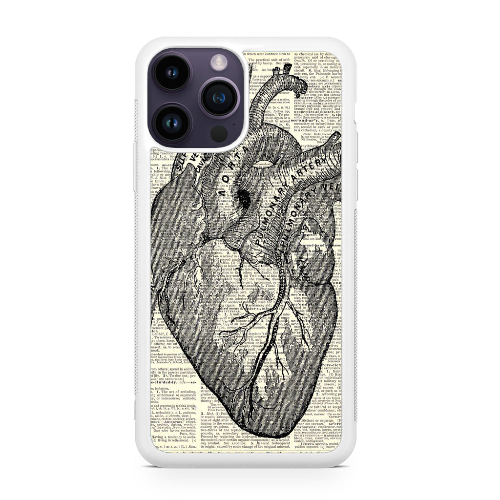 Heart Book Art iPhone 14 Pro / 14 Pro Max Case