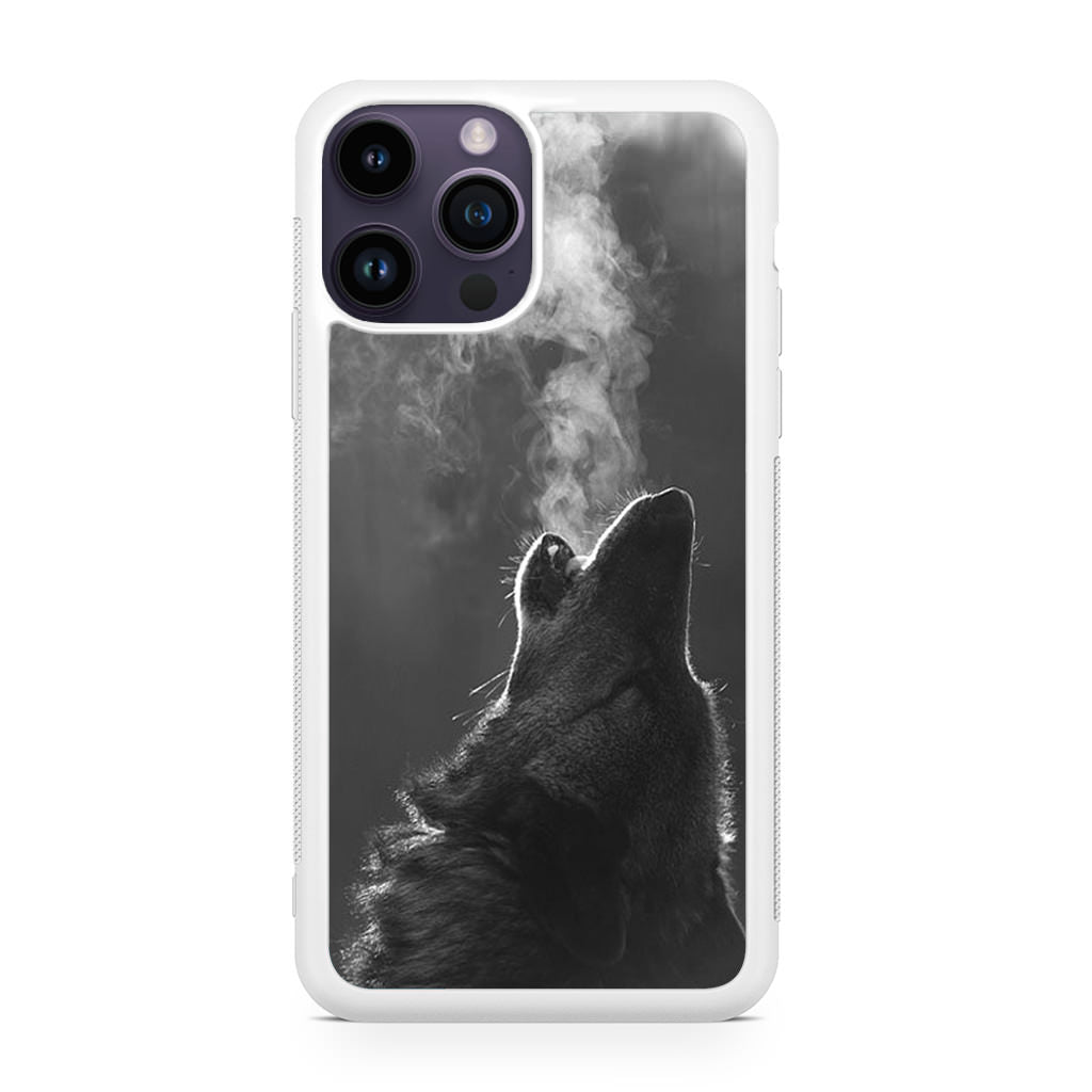 Howling Wolves Black and White iPhone 14 Pro / 14 Pro Max Case