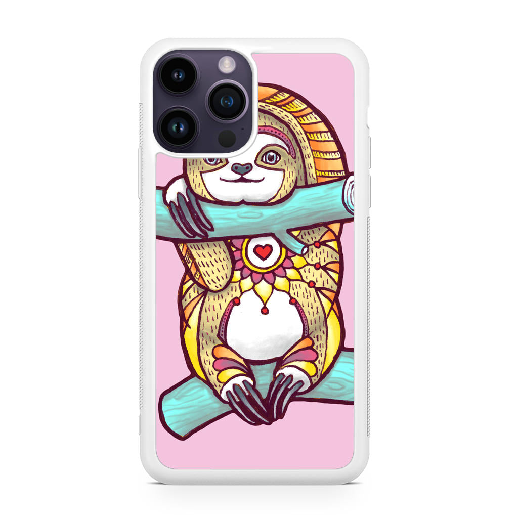 Mandala Sloth iPhone 15 Pro / 15 Pro Max Case
