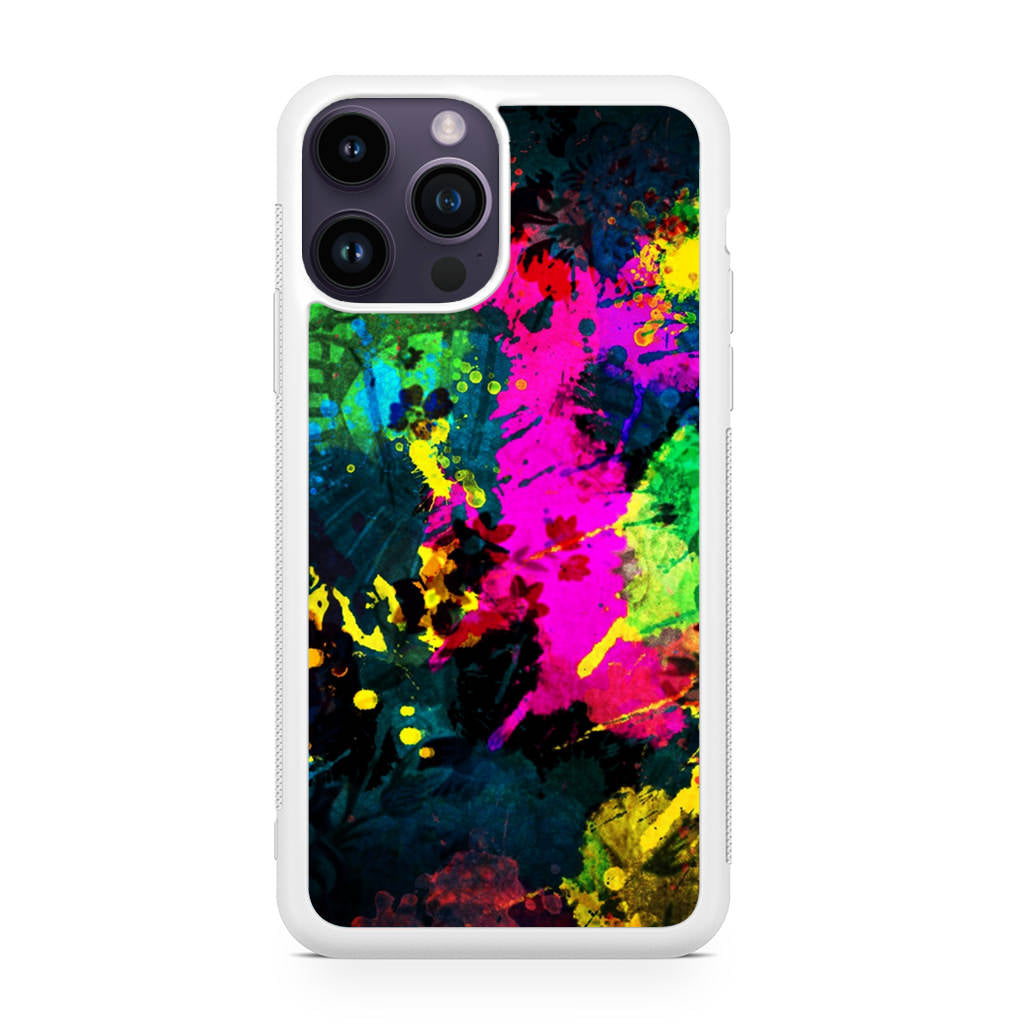 Mixture Colorful Paint iPhone 14 Pro / 14 Pro Max Case