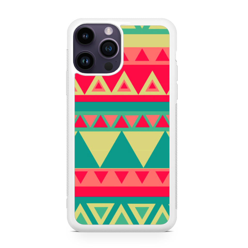 Old Aztec Pattern iPhone 14 Pro / 14 Pro Max Case